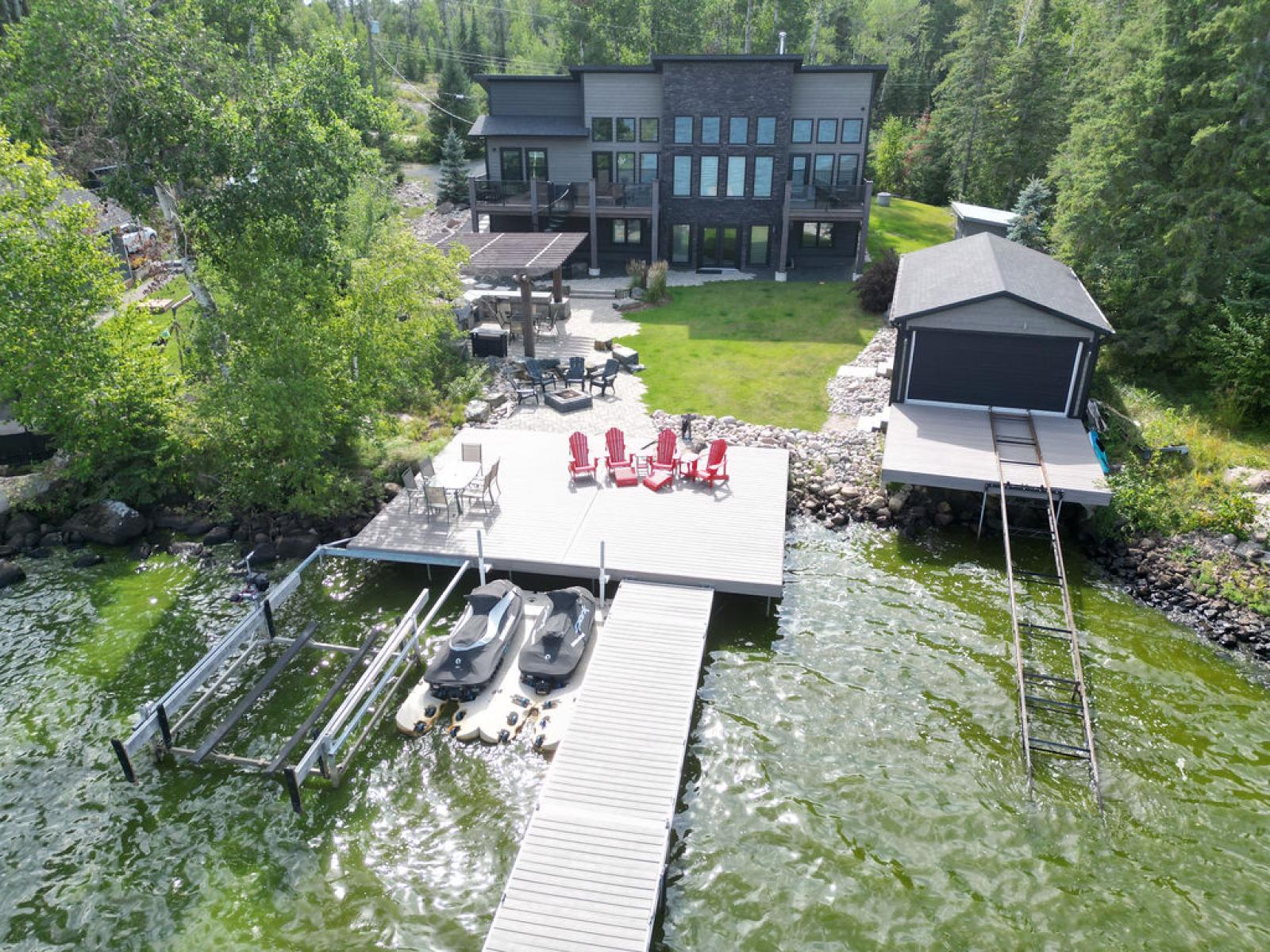 Brereton Lake Block 6 Lot 17 Dock Decking  Boathouse