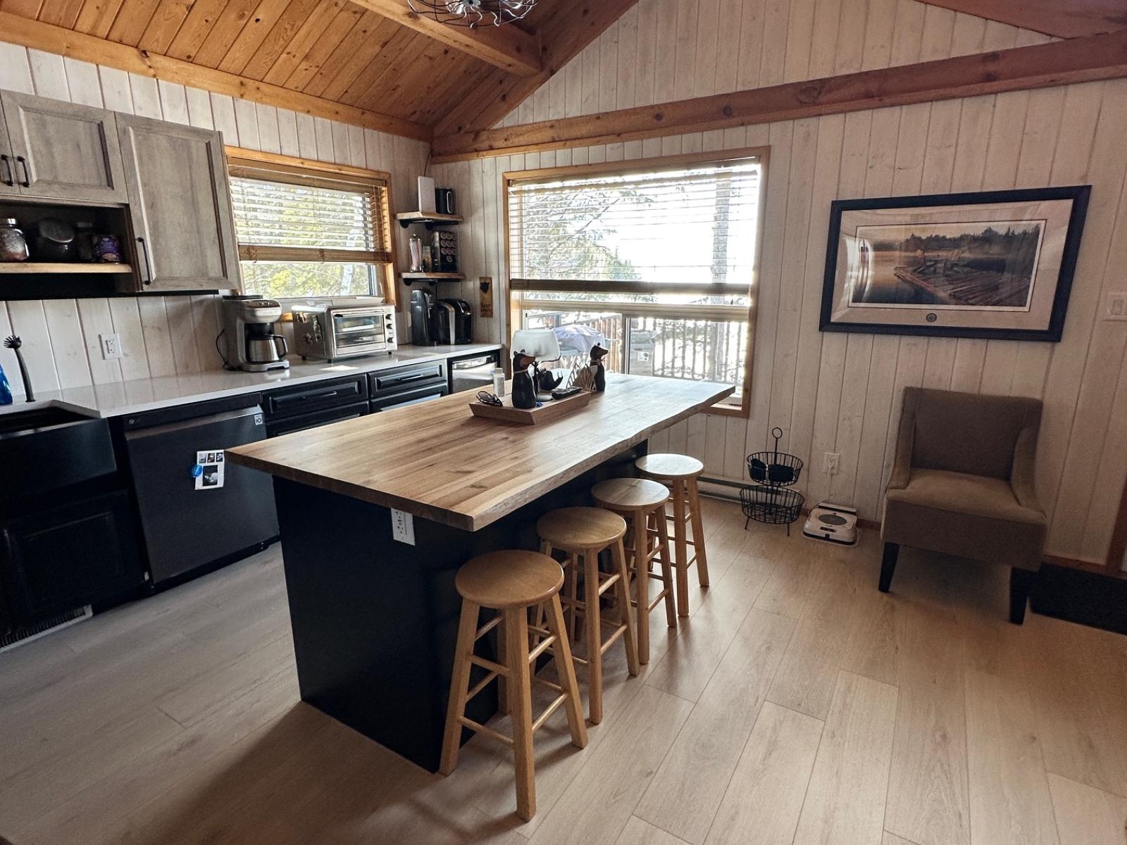 Caddy Lake Lakefront 4 Season Cottage - Kitchen