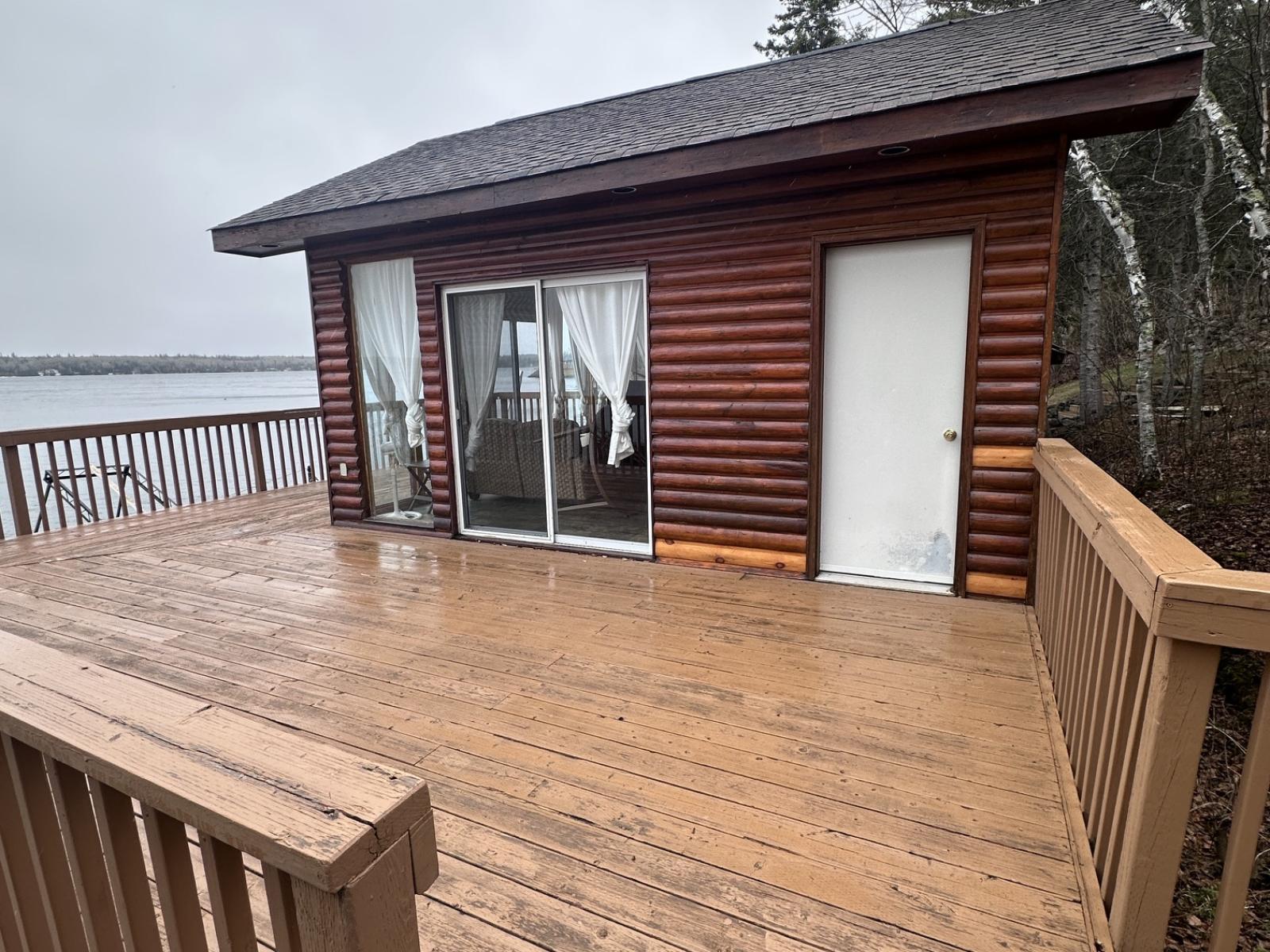 Side View of Boathouse