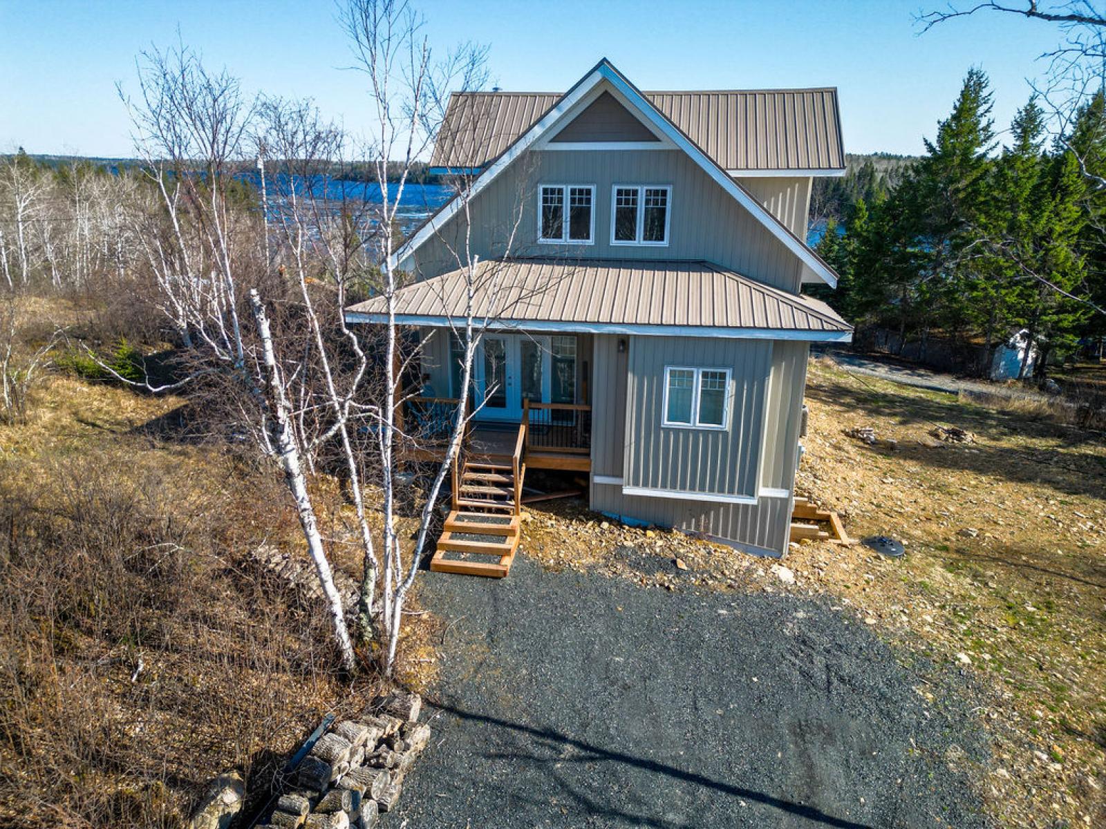 West Hawk Lake Titled Lot Built 2022 - Rear View